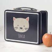 Lunch Box Cute face de chat Whimsical (En situation)