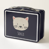 Lunch Box Cute face de chat Whimsical (Devant)