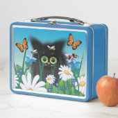 Lunch Box Cute Fluffy Kitten dans le pré de Daisy (En situation)