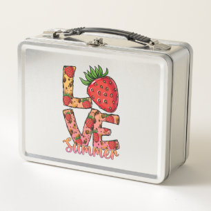 Lunch Box Cute fraise amour été Vibes d'été