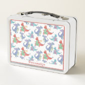 Lunch Box Cute Funny Dragons ailes Personnalisées (Dos)