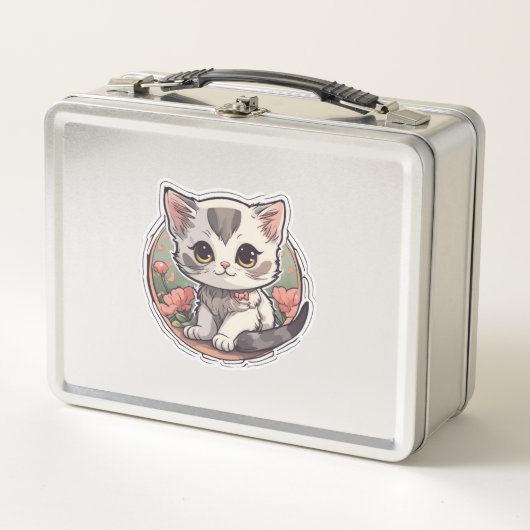Lunch Box Cute Kawaii Kitten (Devant)