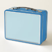 Lunch Box Cute kawaii kitty motif azure bleu nom (Dos)