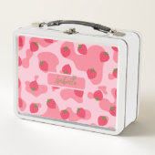Lunch Box Cute Kawaii Motif de la vache fraise (Devant)