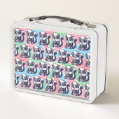 Lunch Box Cute Kawaii Skunk with Bubble Tea Personnalisé (Dos)