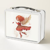 Lunch Box Cute Magique Petit Rouge Flying Fairy Girly (Dos)