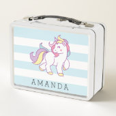 Lunch Box Cute Magique Unicorne couleur pastel FILLE (Dos)