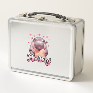 Lunch Box Cute Moo Deng Hippo Girlie Coeurs pour filles enfa