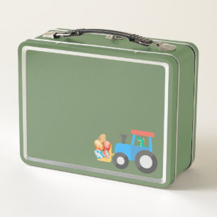 Lunch Box Cute Oeuf dinosaure Construction Camion garçon B2S