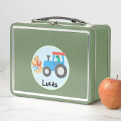 Lunch Box Cute Oeuf dinosaure Construction Camion garçon B2S (En situation)