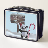 Lunch Box Cute Panda Ours Pôle Nord Enfants Cadeau de Noël (Devant)