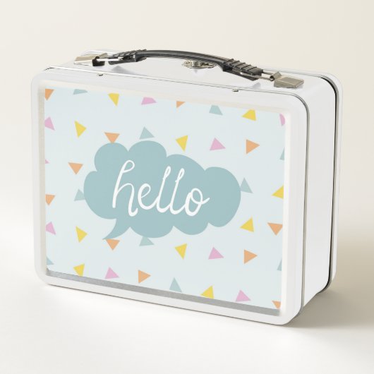 Lunch Box Cute Pastel Hello (Dos)