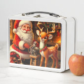 Lunch Box Cute Père Noël et Reindeer (En situation)