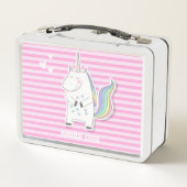 Lunch Box Cute Personnalisé Enfants Unicorn (Dos)