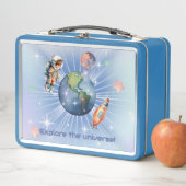 Lunch Box Cute petit astronaute dans l'espace (En situation)