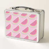 Lunch Box Cute Pink Watermelon Pattern (Dos)