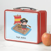 Lunch Box Cute Pirate Garçon Capitaine Sur Les Enfants Arron (En situation)