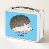 Lunch Box Cute prickly hedgehog cartoon (Dos)