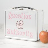 Lunch Box Cute Question Authority with Kitten (En situation)