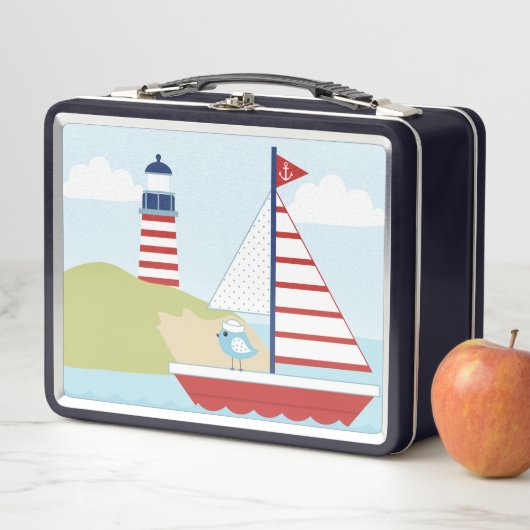 Lunch Box Cute Red (En situation)