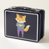 Lunch Box Cute renard avec tasse de thé (Dos)