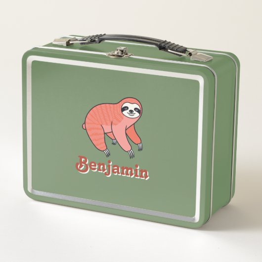 Lunch Box Cute Sloth Kids  (Devant)