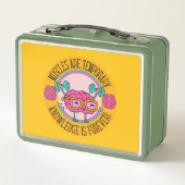 Lunch Box Cute Smart Pink Brain Knowledge Is Forever  (Dos)