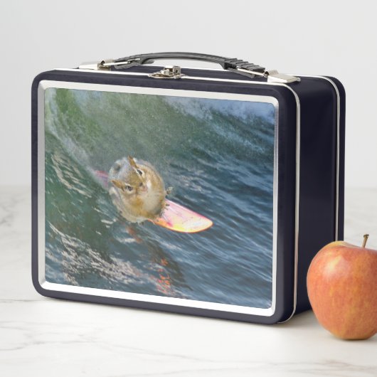 Lunch Box Cute Surfing Chipmunk (En situation)