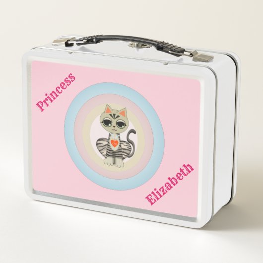 Lunch Box Cute tabby Chat (Dos)