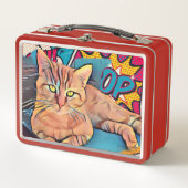 Lunch Box Cute tabby Chat (Devant)