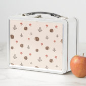 Lunch Box Cute Woodland Hérisson et Motif de champignons (En situation)
