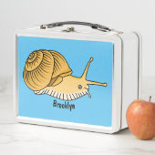 Lunch Box Cute yellow snail cartoon (En situation)