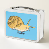 Lunch Box Cute yellow snail cartoon (Dos)