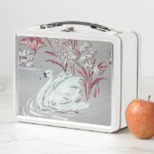 Lunch Box Cygne Vintage  (En situation)