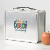 Lunch Box Daddy Saurus Papa Dinosaure Mignon Conception de V (En situation)