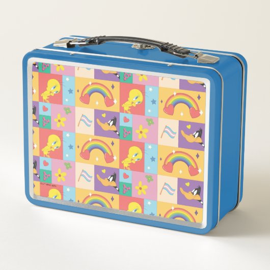Lunch Box DAFFY DUCK™ & TWEETY™ - Pride Pattern (Dos)