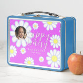 Lunch Box Daisy Simple Photo Violet (En situation)
