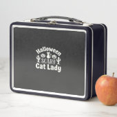 Lunch Box Dame de chat effrayante Halloween_1 (En situation)