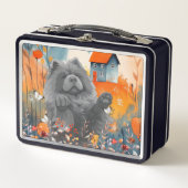 Lunch Box DAME SUSPECTE le chow bleu (Devant)