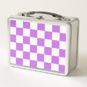 Lunch Box Damier magenta visuel classique (Devant)