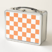 Lunch Box Damier orange visuel classique (Devant)
