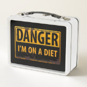 Lunch Box DANGER, je suis sur un panneau d'avertissement en  (Dos)