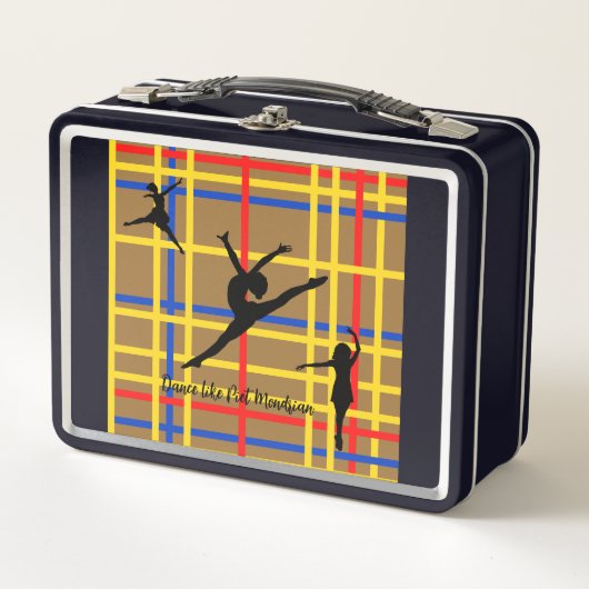 Lunch Box Danse comme Piet Mondrian Art Moderne (Devant)