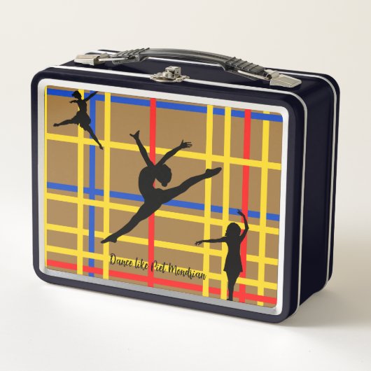 Lunch Box Danse comme Piet Mondrian Art Moderne (Devant)
