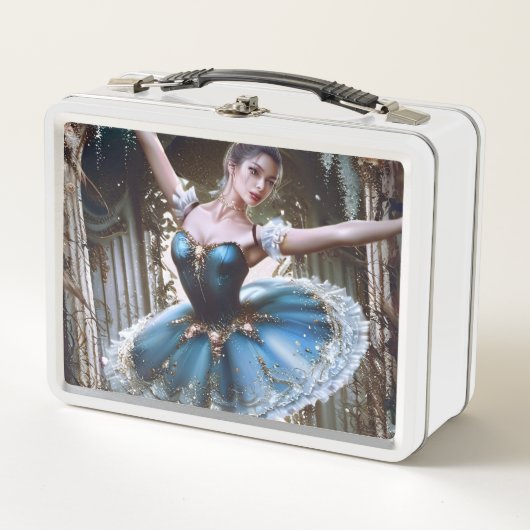 Lunch Box Danse de ballet dans un Tutu bleu (Devant)