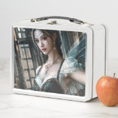 Lunch Box Danseur de ballet dans un TuTu Vert et des ailes d (En situation)