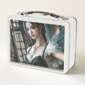 Lunch Box Danseur de ballet dans un TuTu Vert et des ailes d (Dos)