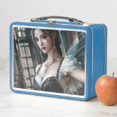 Lunch Box Danseur de ballet dans un TuTu Vert et des ailes d (En situation)