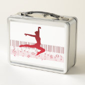 Lunch Box Danseur de ballet sur un clavier (Dos)
