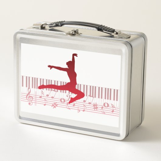 Lunch Box Danseur de ballet sur un clavier (Devant)